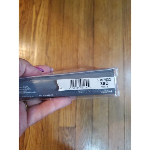 NWT Exquisite Form 5107532 Fully Posture Longline Bra White Size 38D Slimming - Picture 3 of 3